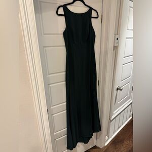 Amsale Dark Green Elegant Dress